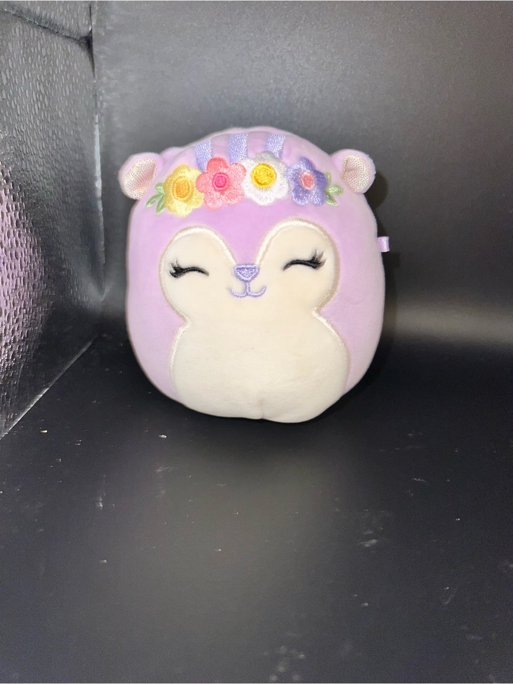 Squishmallows Sydnee Lavender Squirrel (Flower Crown Edition)